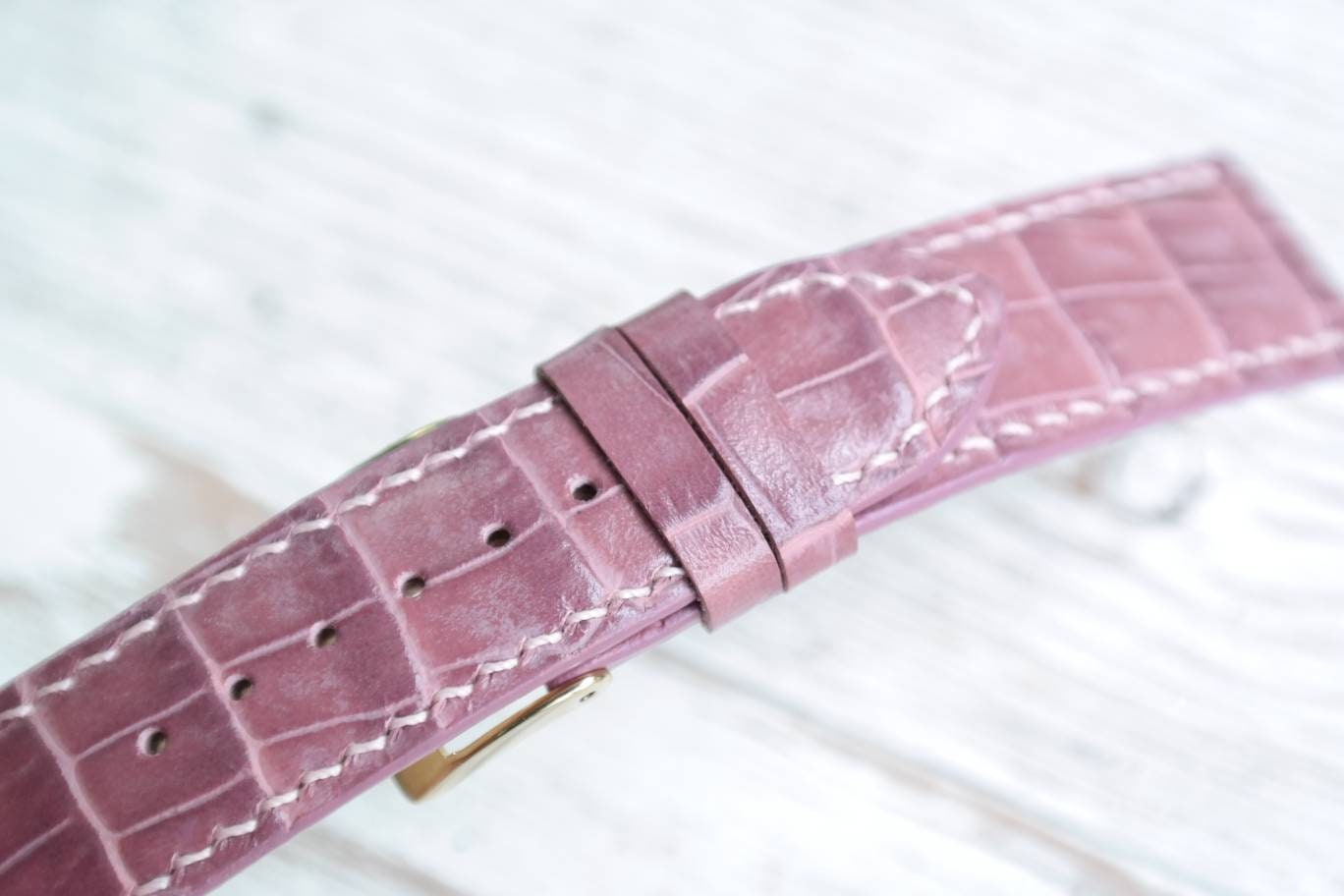 Pink leather watch band 14mm 16 mm 20mm watch strap 18mm women's leather watch bands ladies watch bands leather pink straps white
