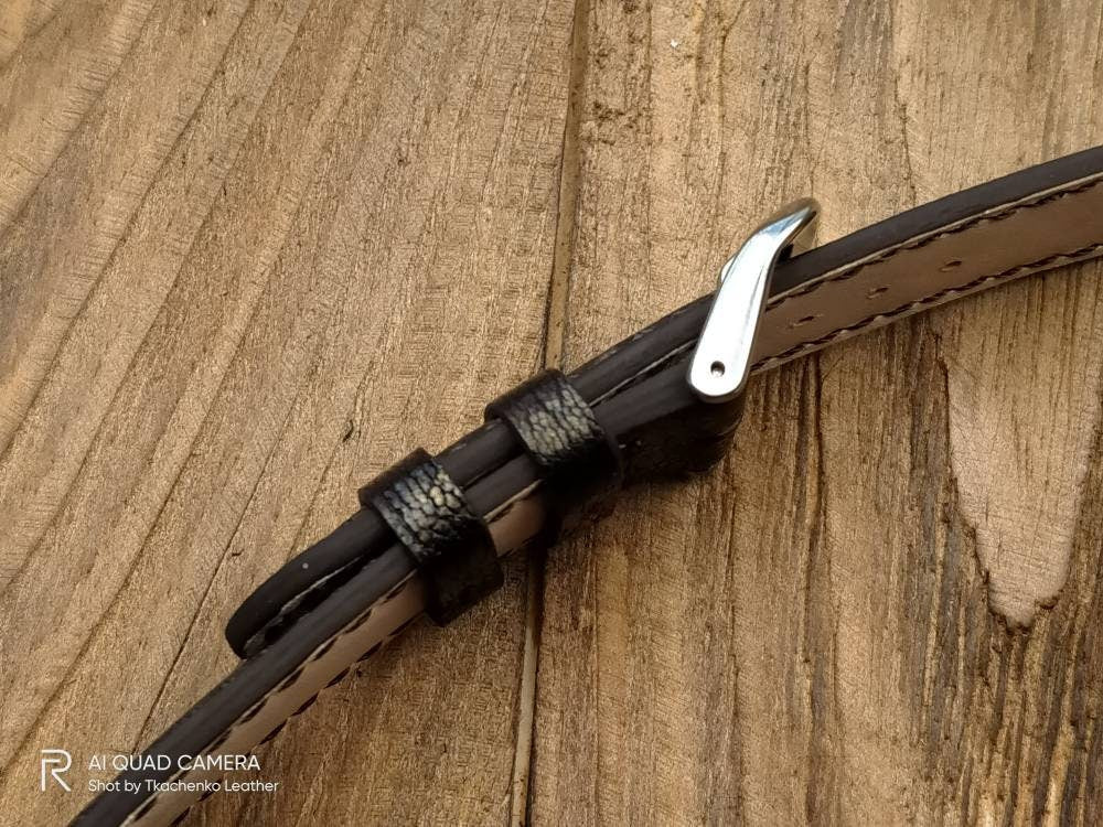 Handcrafted brown watch band leather watch straps 14 16 18 19 20 21 brown strap men's watch bands brown watch strap for cartier watch band