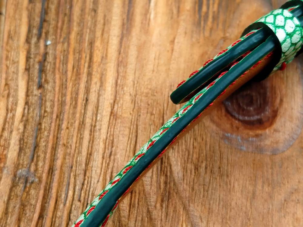 Green ostrich leg watch band leather 16 18 19 20 21 handcrafted cuff watch straps vintage small wrist watchbands custom bracelet watch