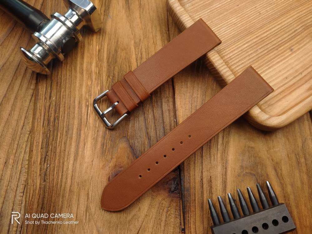 Cognas leather watch band custom watch straps 16mm men's brown 22mm 20mm 18mm watch wrist bands bespoke leather bracelet small ledies