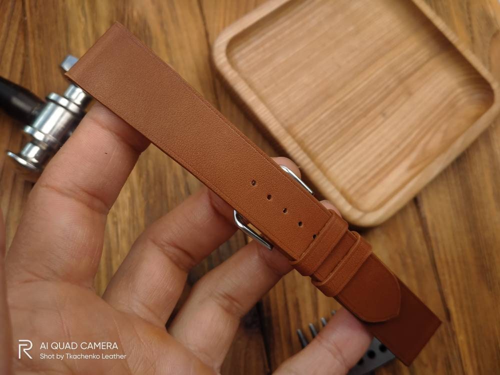 Cognas leather watch band custom watch straps 16mm men's brown 22mm 20mm 18mm watch wrist bands bespoke leather bracelet small ledies