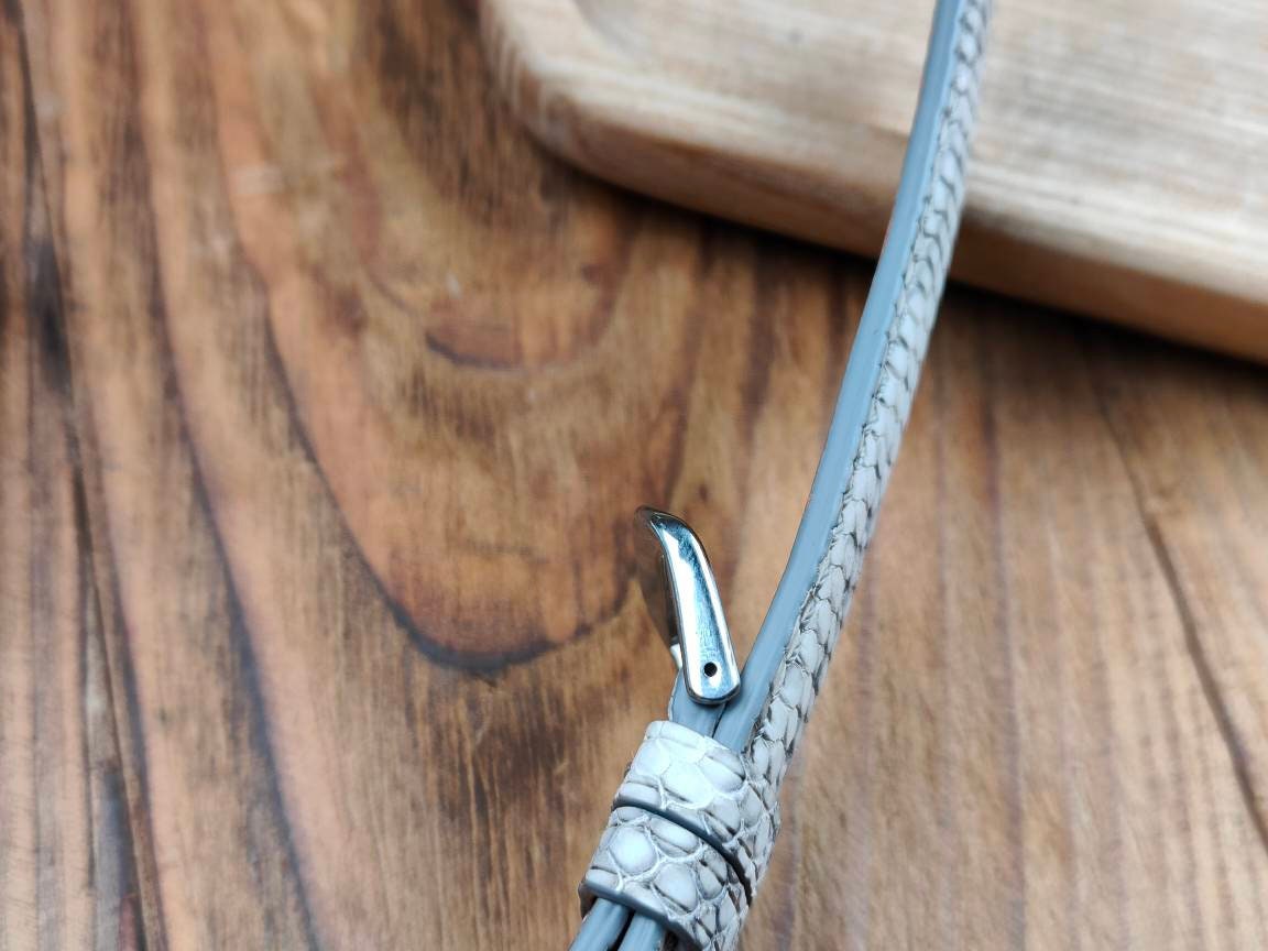 Any modific grey lizard watch band leather any size gray watch straps watchbands watch bands Lizard strap small wrist iguana quick release