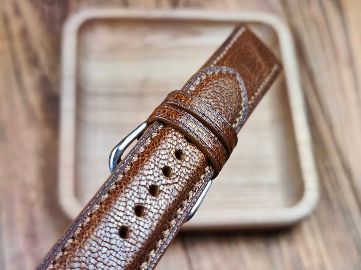 Any modification brown strap Watch band women Brown cognas small wrist large Mens quick release straps 18 19 Watch bands bespoke bracelet