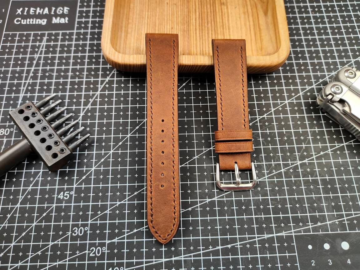 Any modification brown leather watch band watch strap small wrist bracelet men's custom watch bands ladies watch bands leather straps