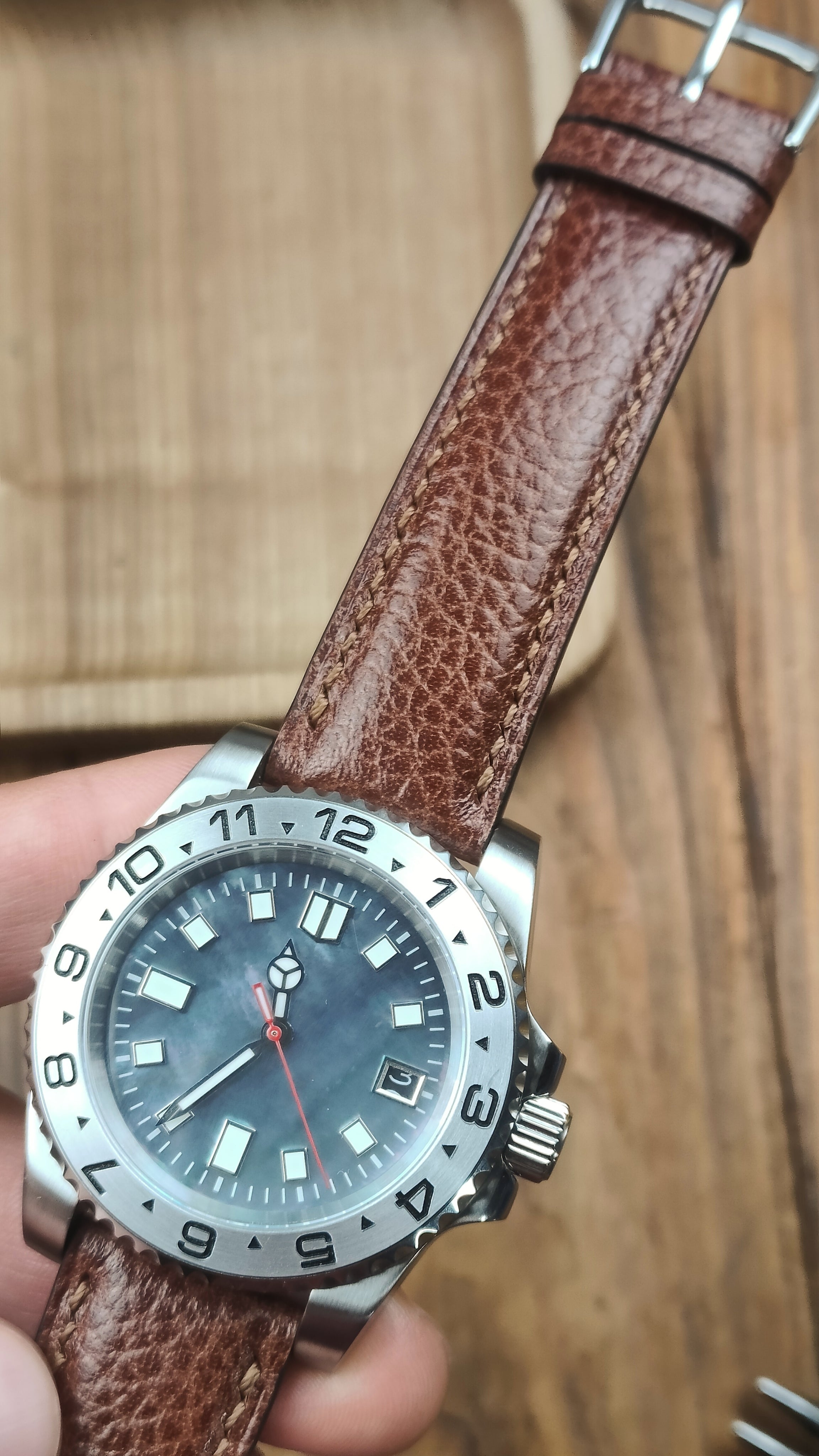 Brown kangaroo watch band leather 16 18 19 20 21 watch straps watchbands cognas bracelet deals small kangaroo wrist watch leather custom