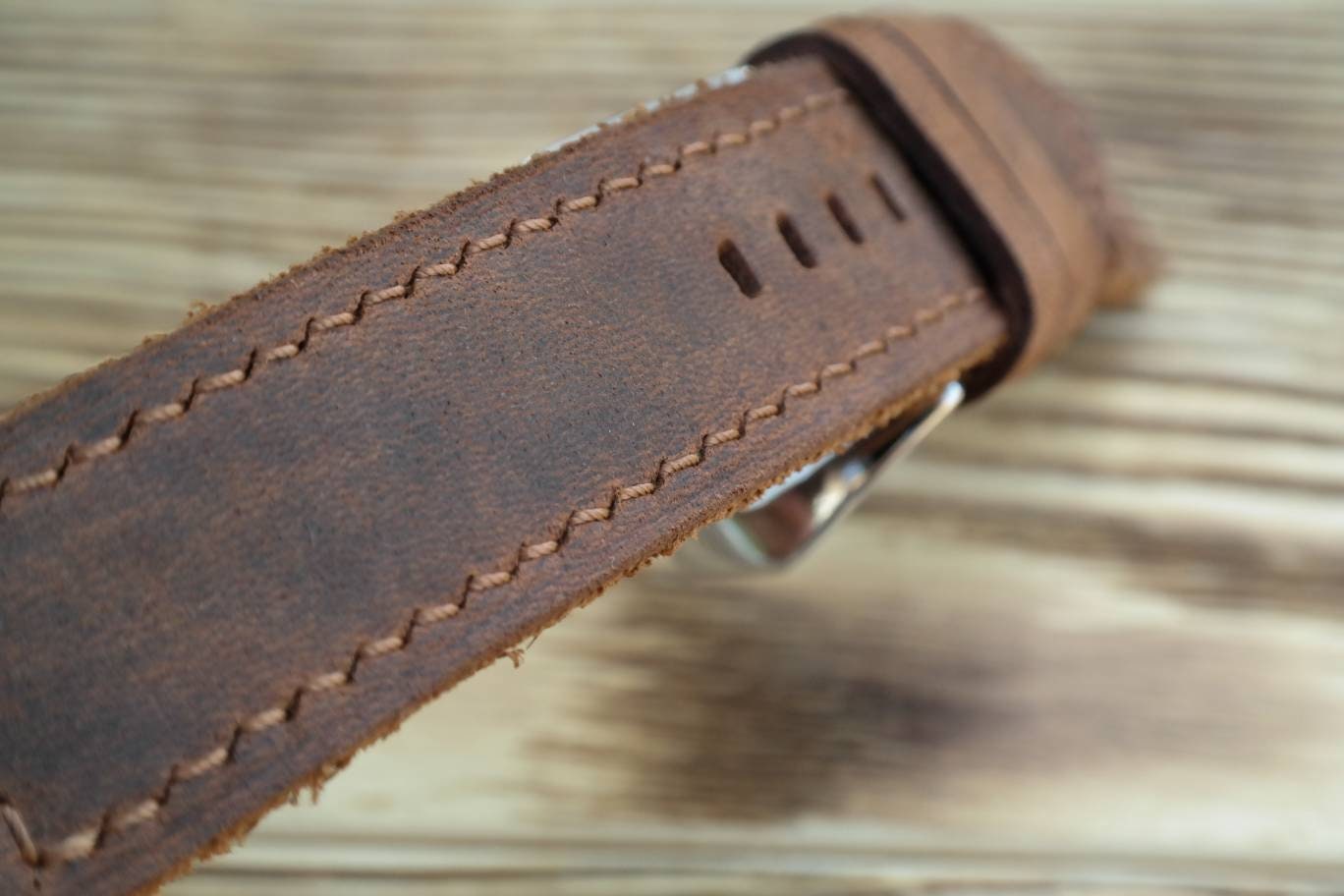 Vintage brown leather watch band leather watch bands men's watch strap 20mm-26mm handcraft watch bands Panerai straps Panerai style pull up