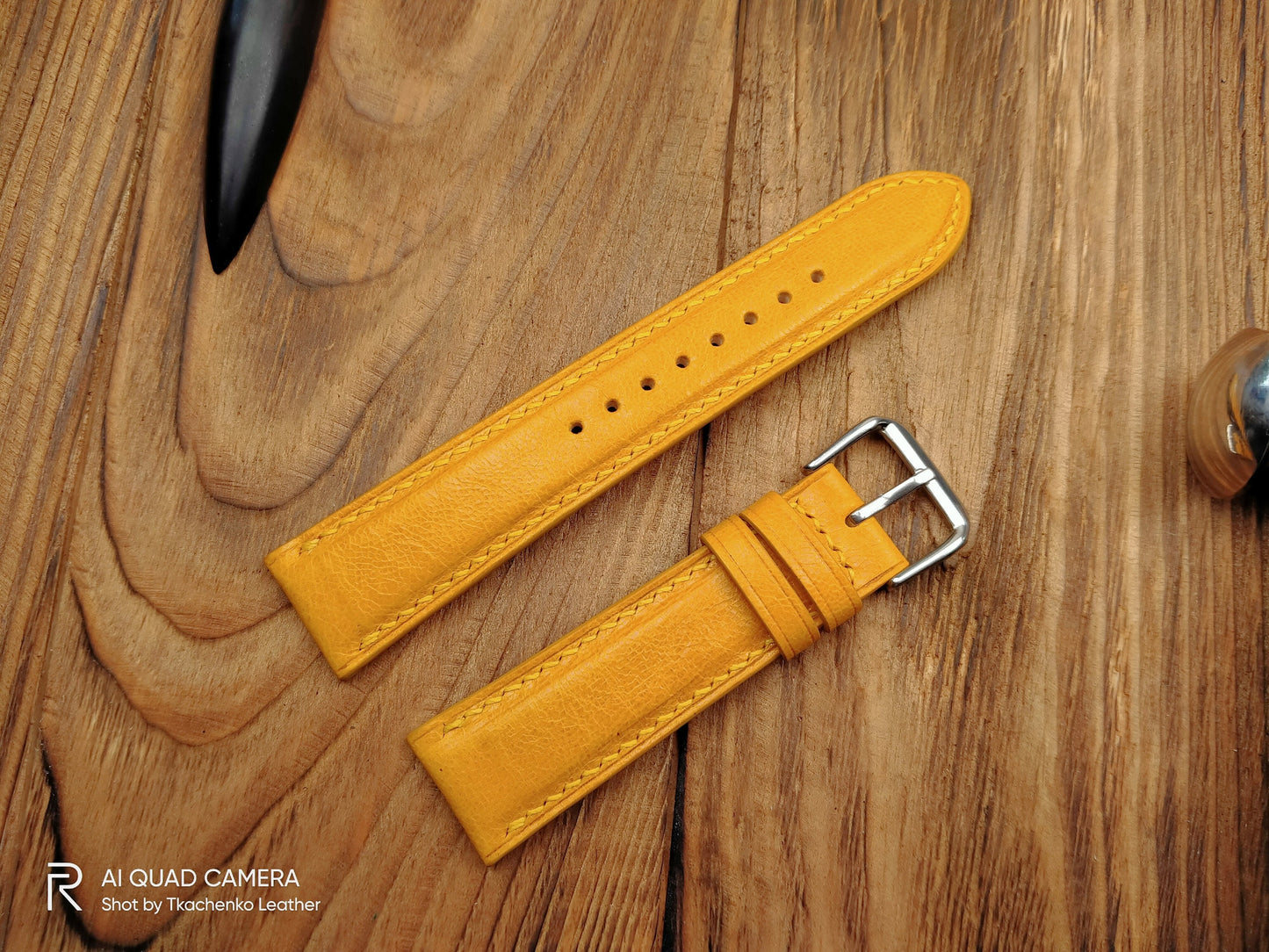 Yellow leather watch band 14mm 16 mm 20mm watch strap 18mm women's leather watch bands ladies watch bands leather Yellow straps