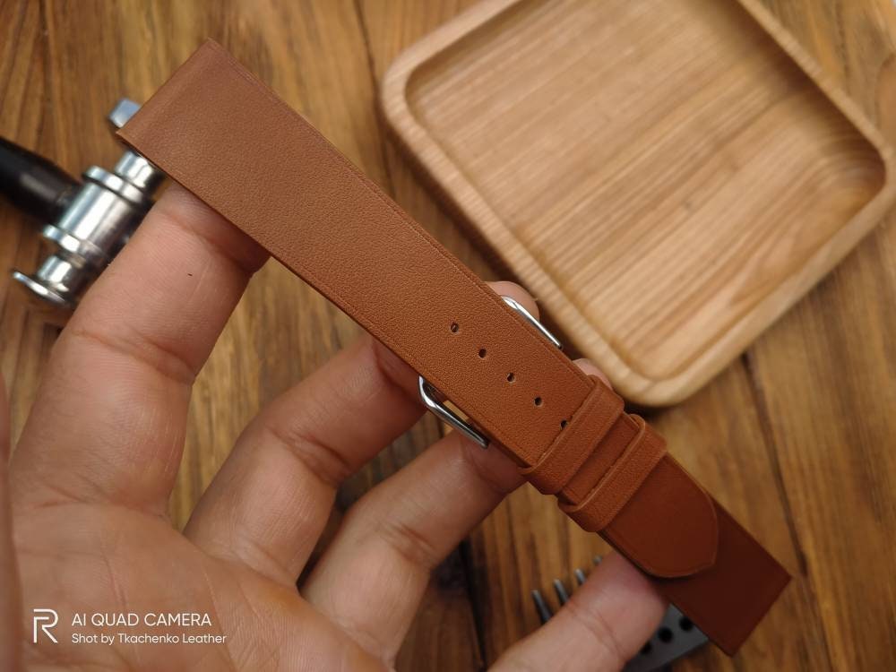 Cognas leather watch band custom watch straps 16mm men's brown 22mm 20mm 18mm  watch wrist bands bespoke leather bracelet small ledies