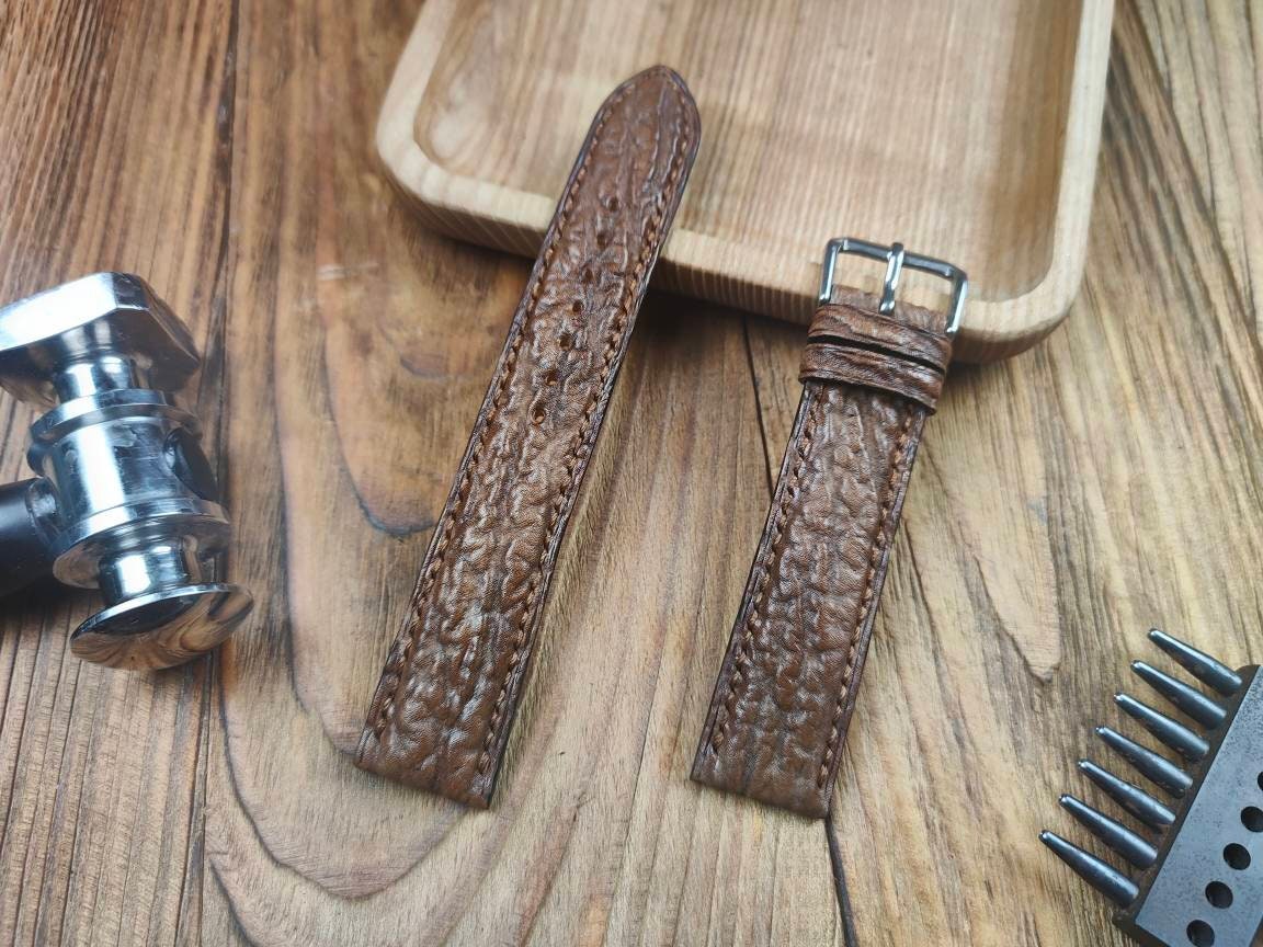 Shark watch band any modificatio cognas leather watch strap 16 18 19 20 21 22 24 men's straps watchbands ladies watch bands shark strap