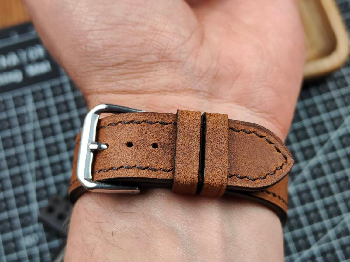 Any modification brown leather watch band watch strap small wrist bracelet men's custom watch bands ladies watch bands leather straps